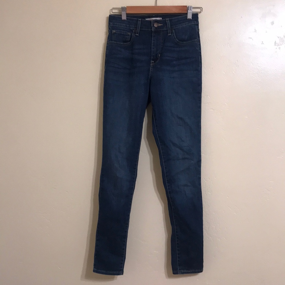 721 high rise skinny Levi’s blue wash